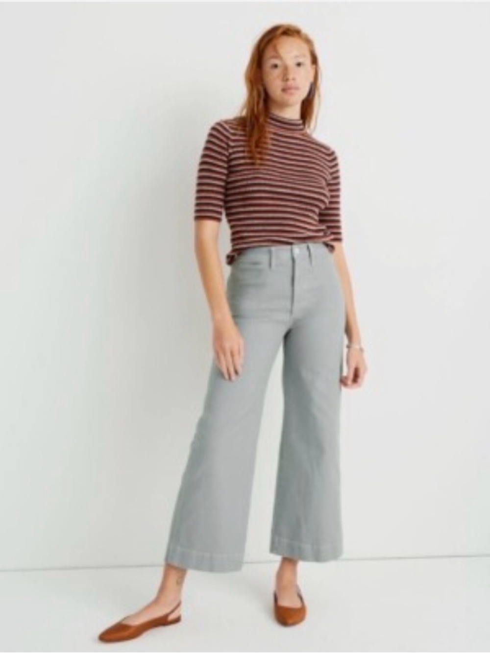 Madewell curvy slim Emmett wide leg